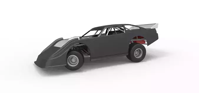 Australian Super Sedan while turning Scale 1 to 25 3D print model