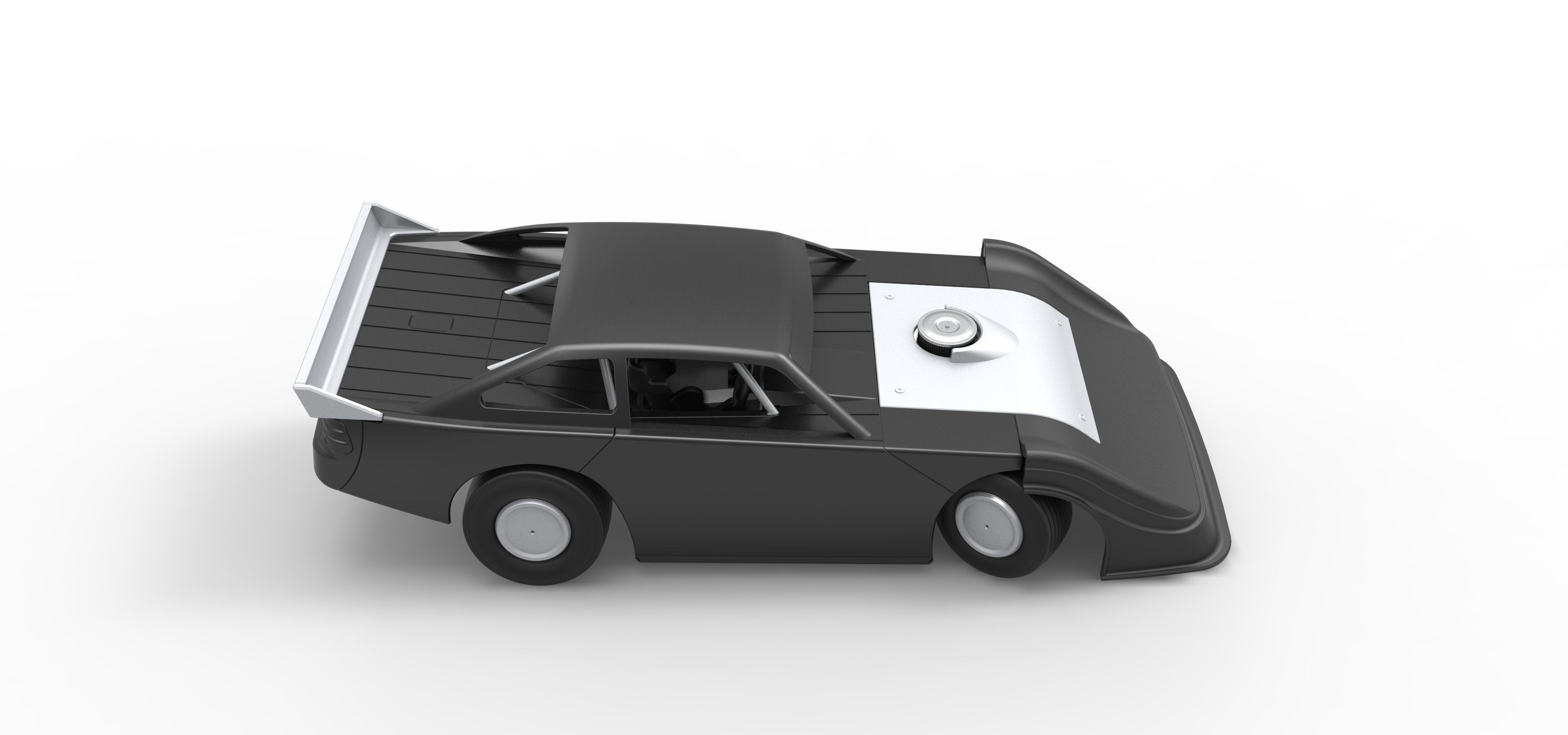 Australian Super Sedan while turning Scale 1 to 25 3D print model_23