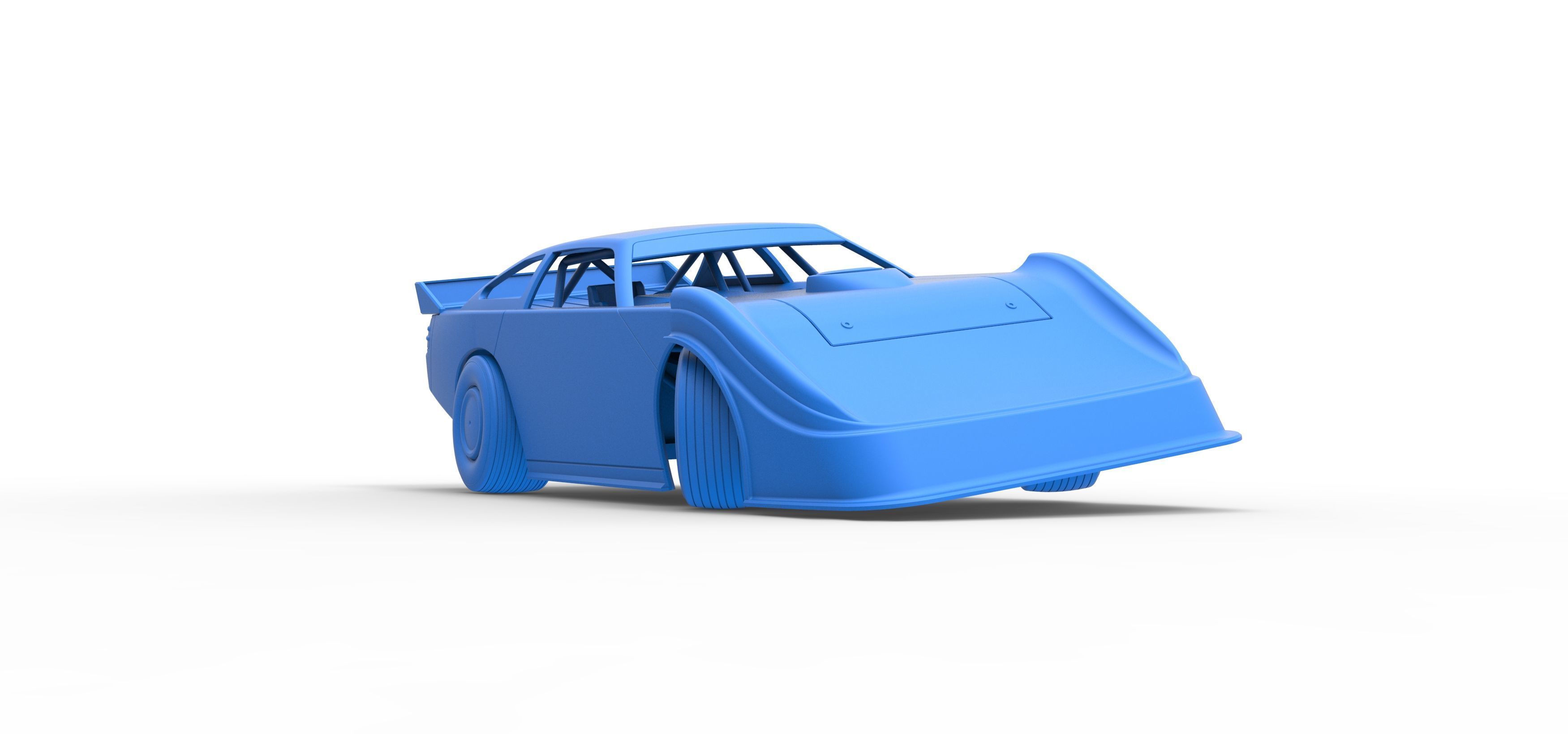 Australian Super Sedan while turning Scale 1 to 25 3D print model_54