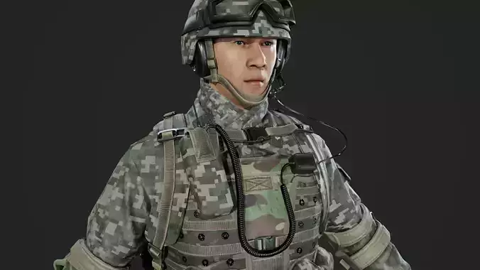 Chinese Soldier Special Forces Military