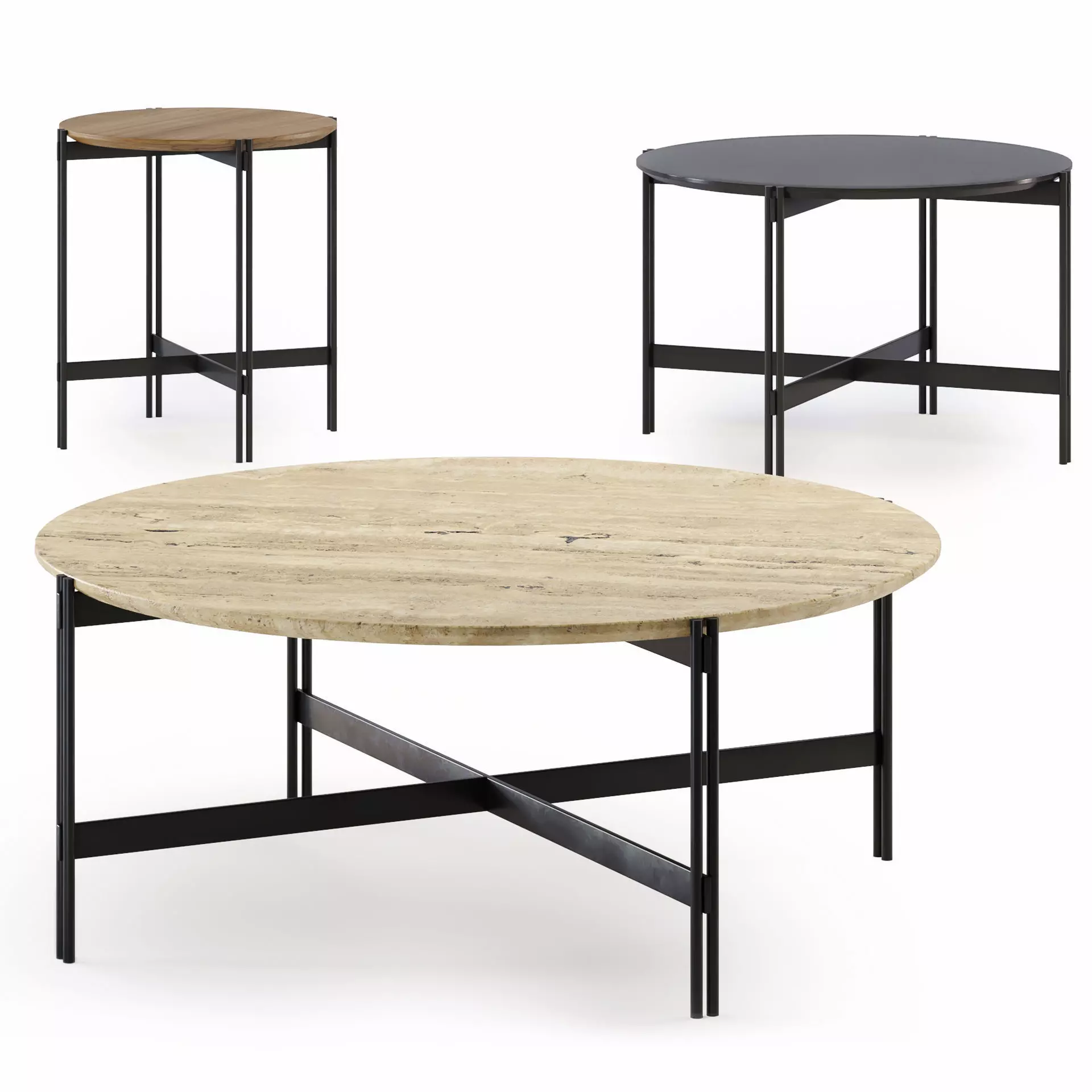 duo table set 3D model