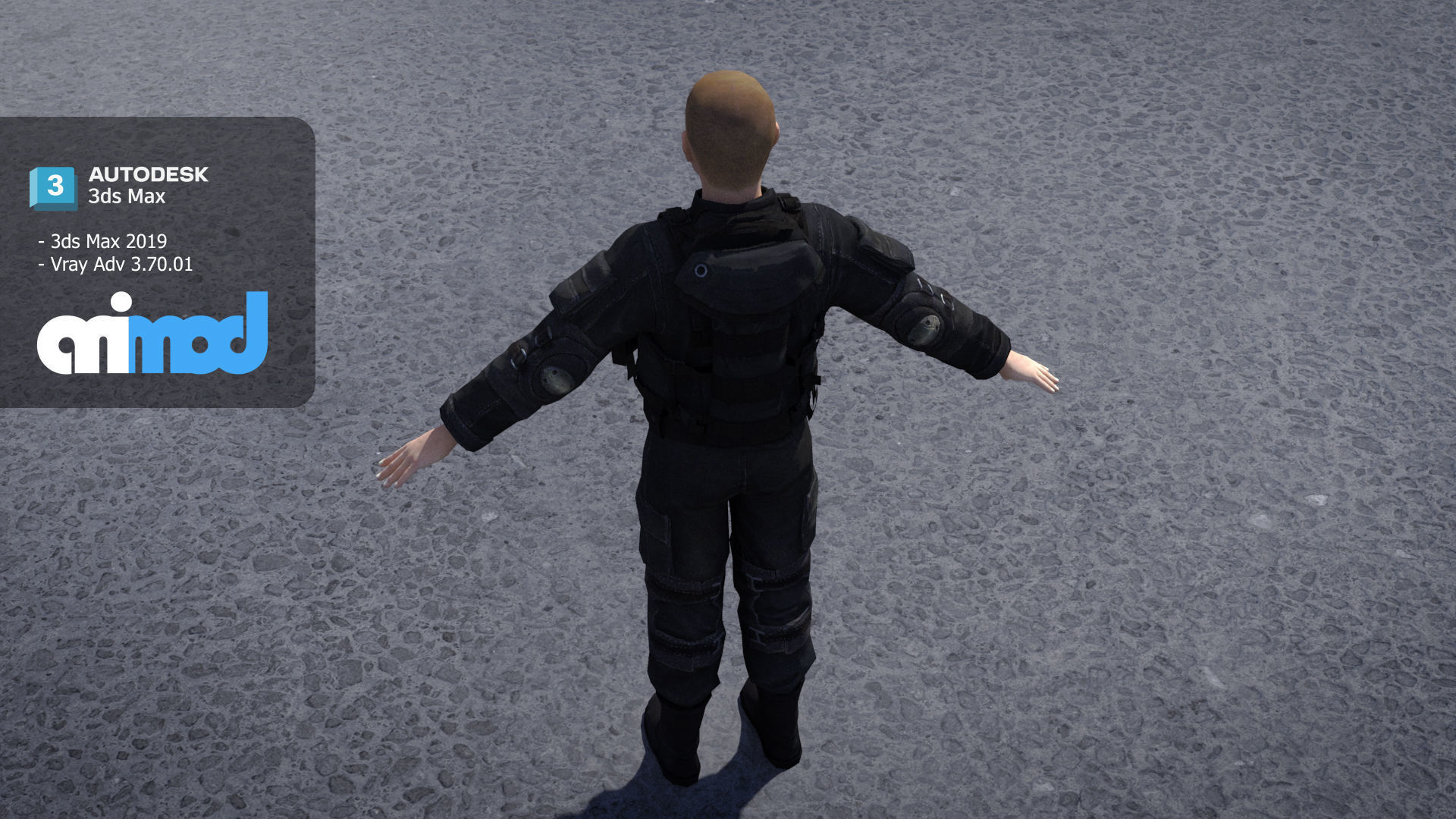 Navy Seal Close Quarter Battle Uniforms 3D model_4