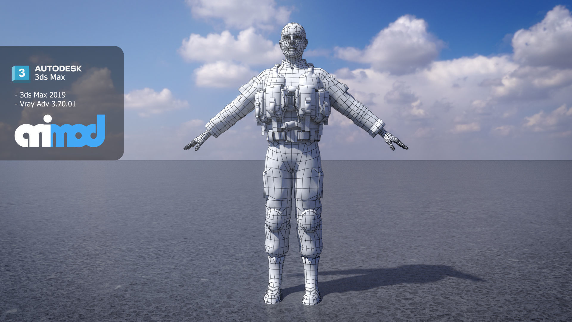 Navy Seal Close Quarter Battle Uniforms 3D model_5