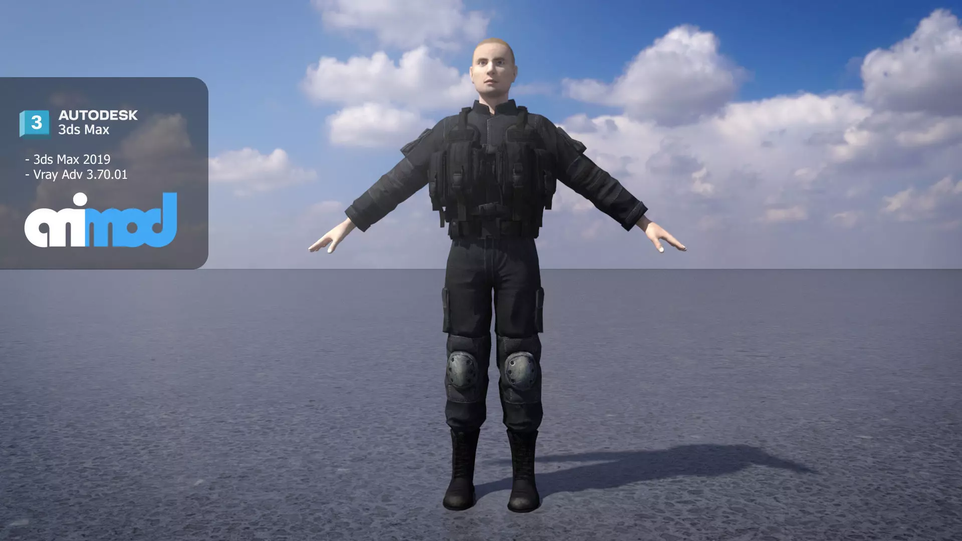 Navy Seal Close Quarter Battle Uniforms 3D model_0