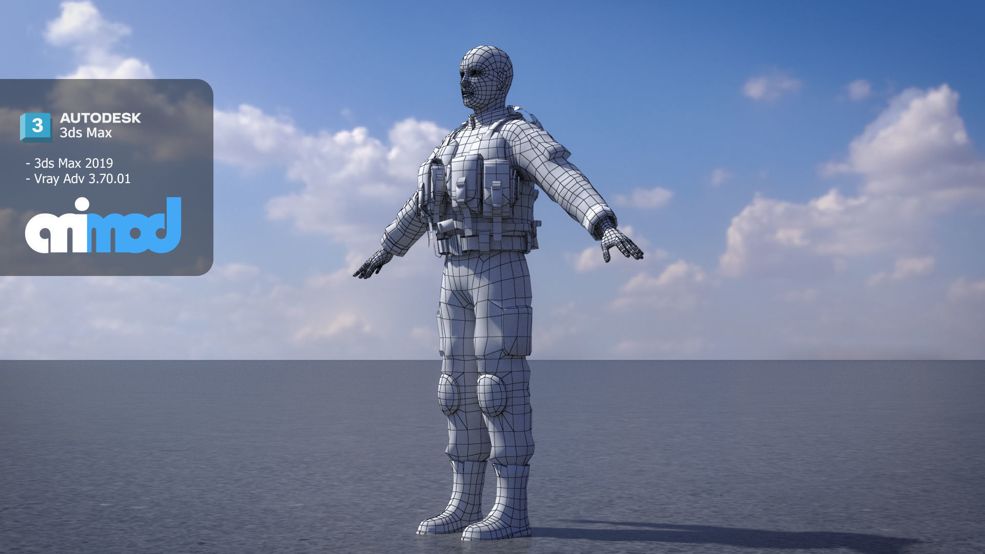 Navy Seal Close Quarter Battle Uniforms 3D model_6