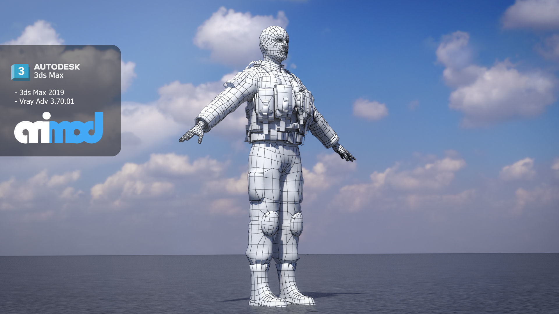 Navy Seal Close Quarter Battle Uniforms 3D model_7