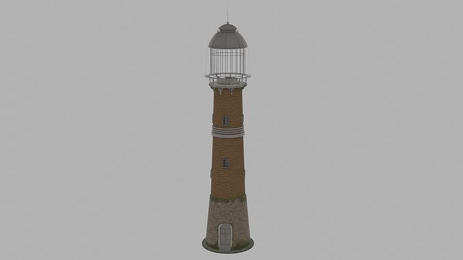 Lighthouse Low-poly 3D model