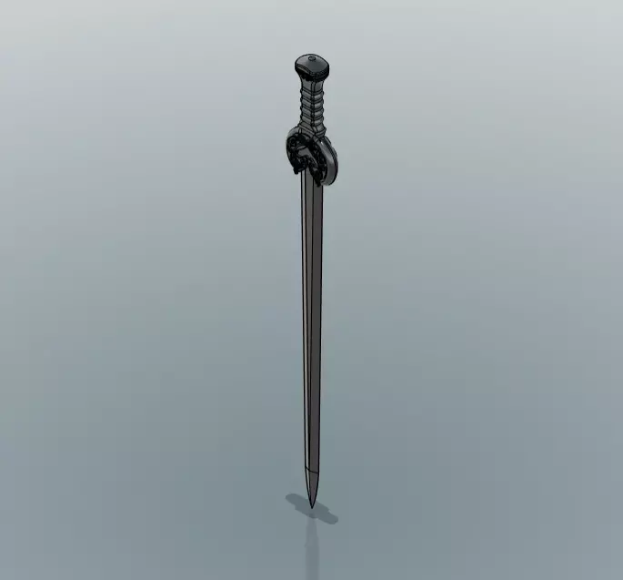 Herugrim - The sword of King Theoden 3D print model_0
