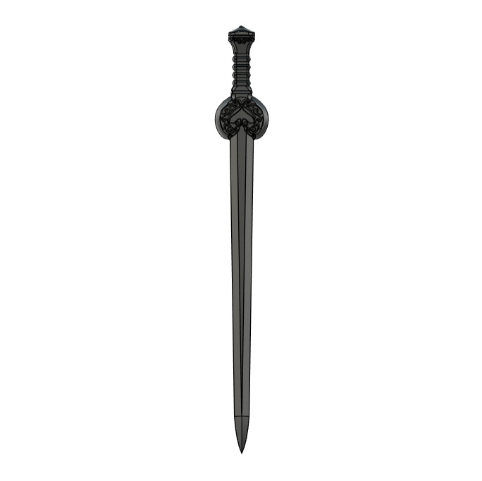 Herugrim - The sword of King Theoden 3D print model_1