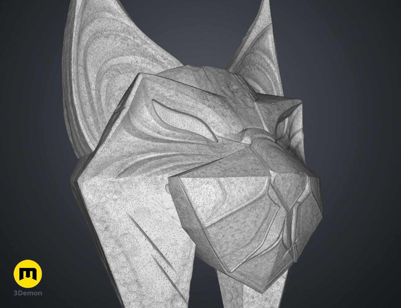 Witcher 4 Lynx Pendant 3D print model_11