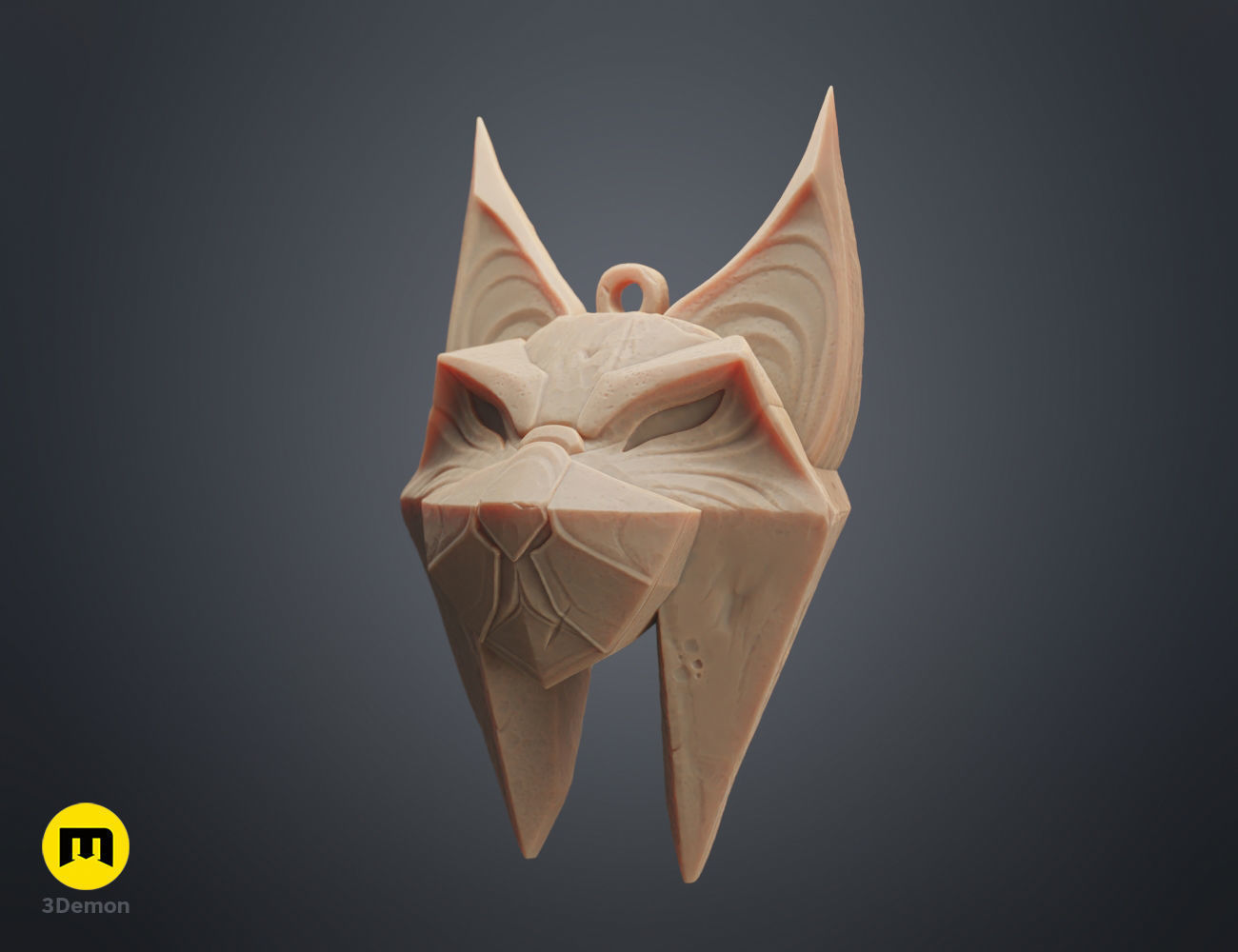 Witcher 4 Lynx Pendant 3D print model_9