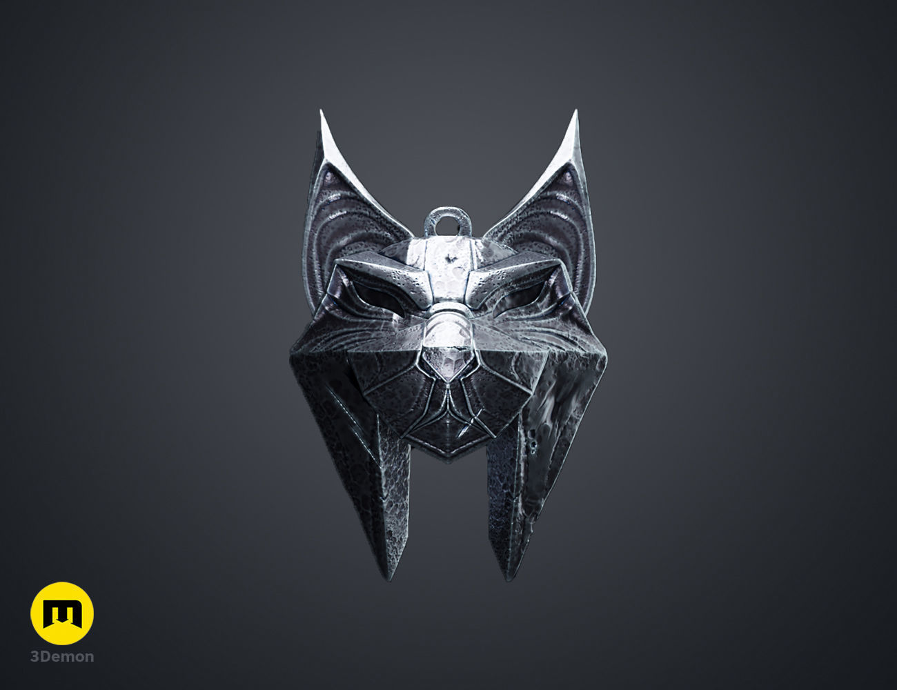 Witcher 4 Lynx Pendant 3D print model_3