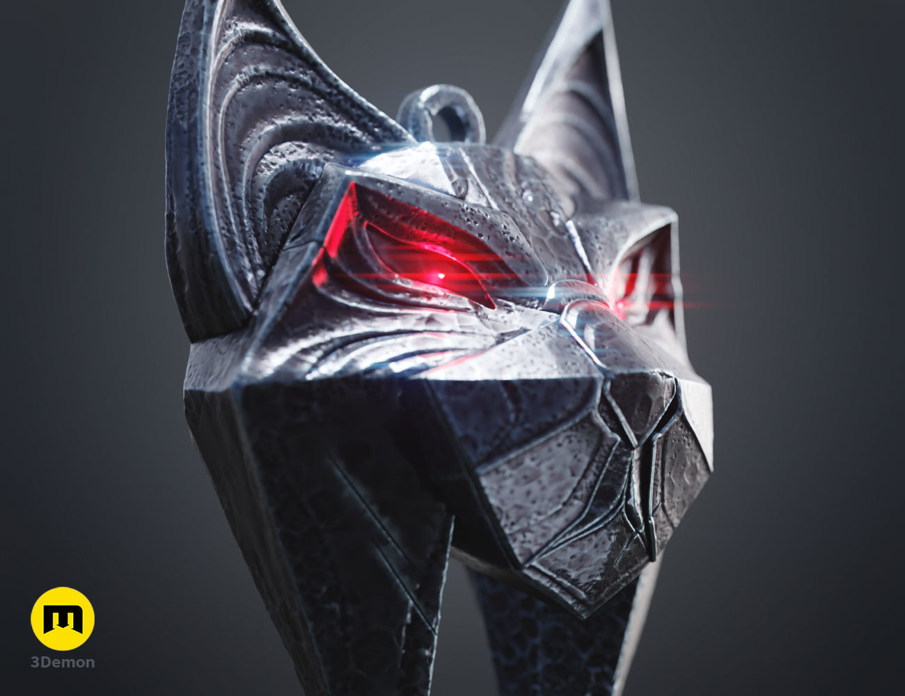 Witcher 4 Lynx Pendant 3D print model_1