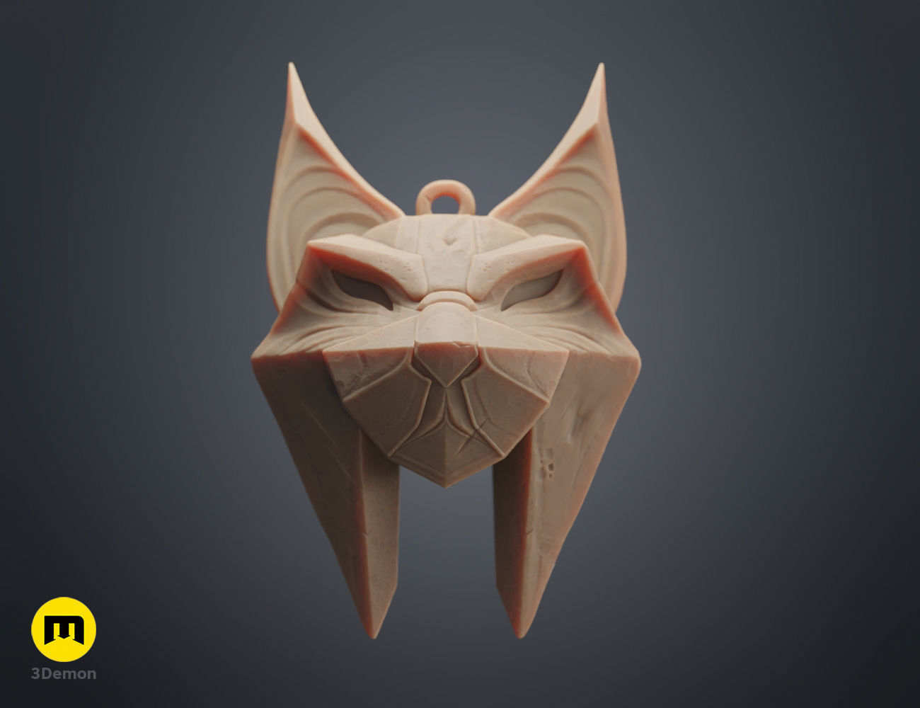 Witcher 4 Lynx Pendant 3D print model_8