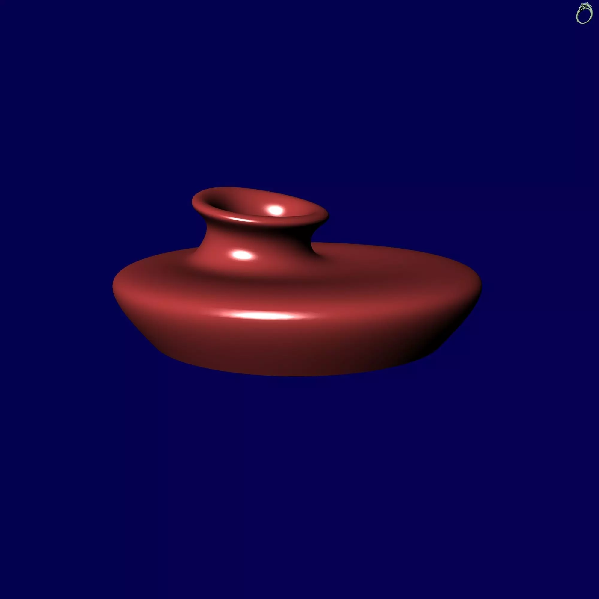 contemporary designer flowervase 3D print model