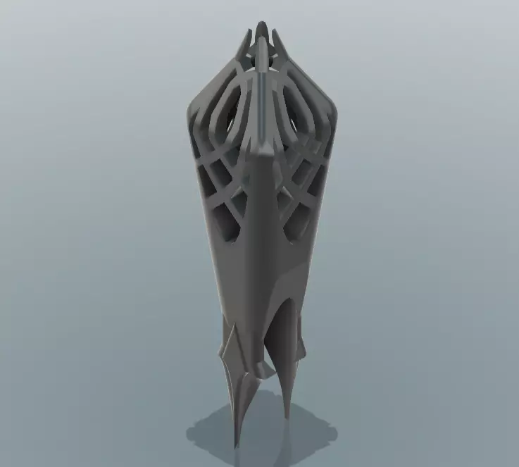 Gandalfs white staff 3D print model_0