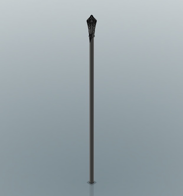 Gandalfs white staff 3D print model_1
