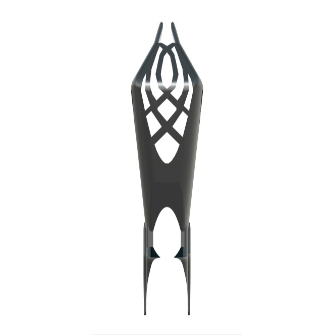 Gandalfs white staff 3D print model_3