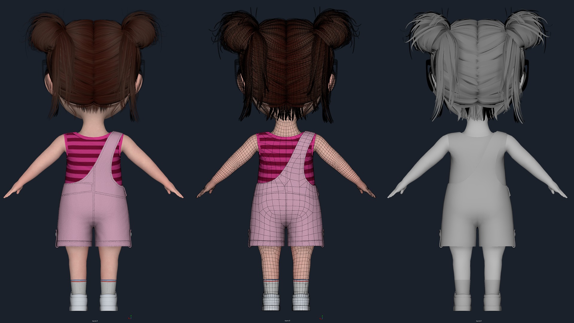 Cartoon Family Rigged 3D Model Collection_5