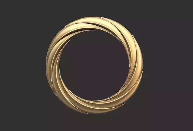 golden circular mirror wood frame decoration