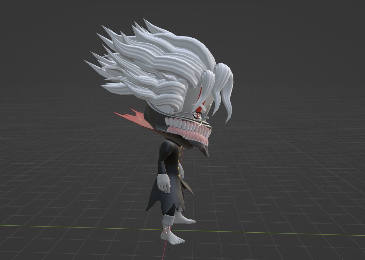 Okarun Turbo Granny Form SD - Dandadan 3D model_8