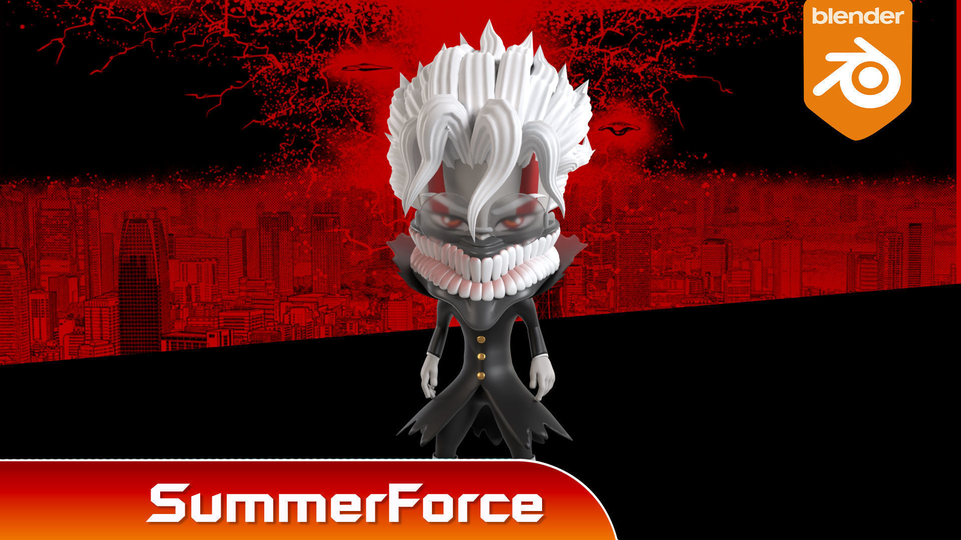 Okarun Turbo Granny Form SD - Dandadan 3D model_2