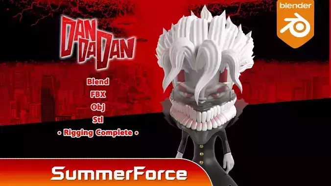 Okarun Turbo Granny Form SD - Dandadan