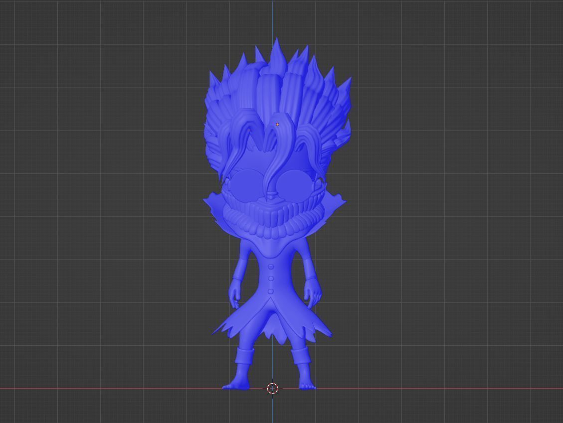 Okarun Turbo Granny Form SD - Dandadan 3D model_16