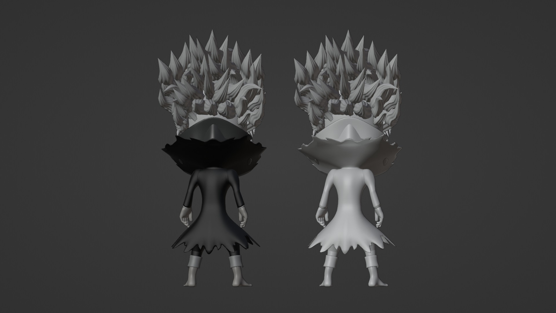 Okarun Turbo Granny Form SD - Dandadan 3D model_20