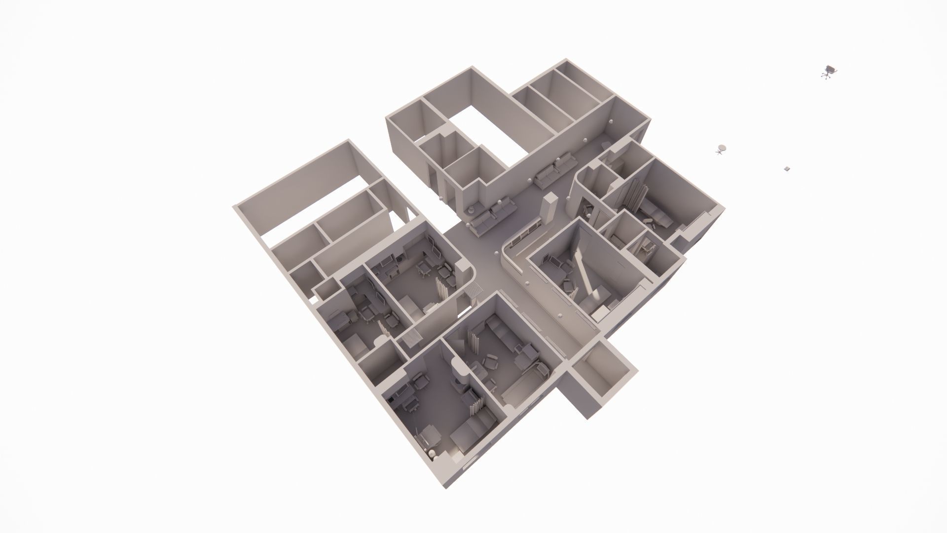 Hospital 3D model_3