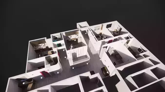 Hospital 3D model
