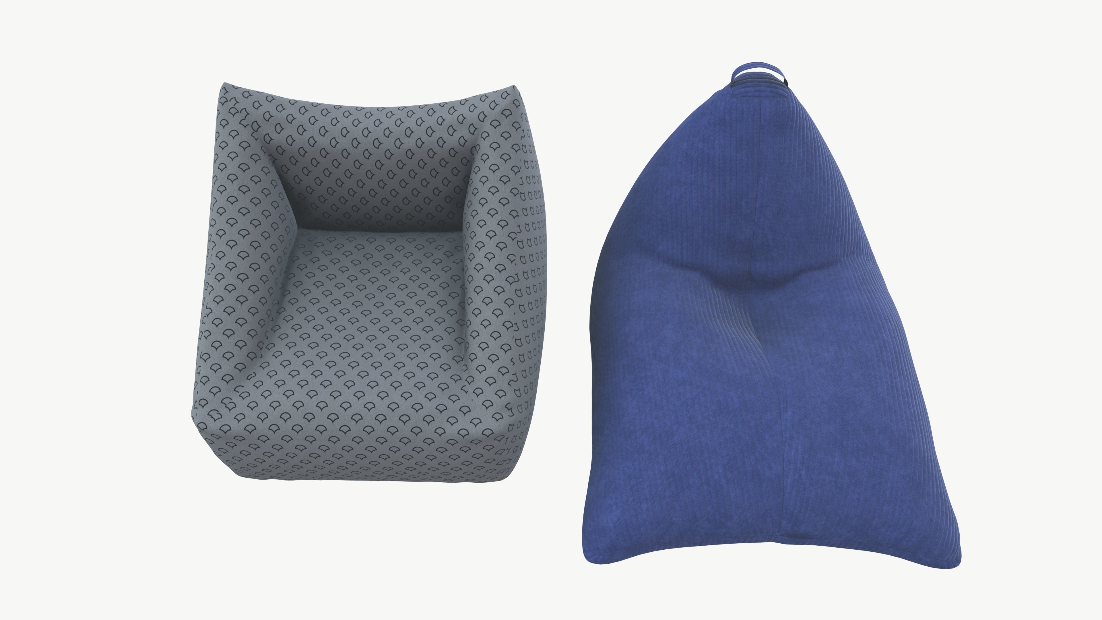 Bean Bags 3D model_5