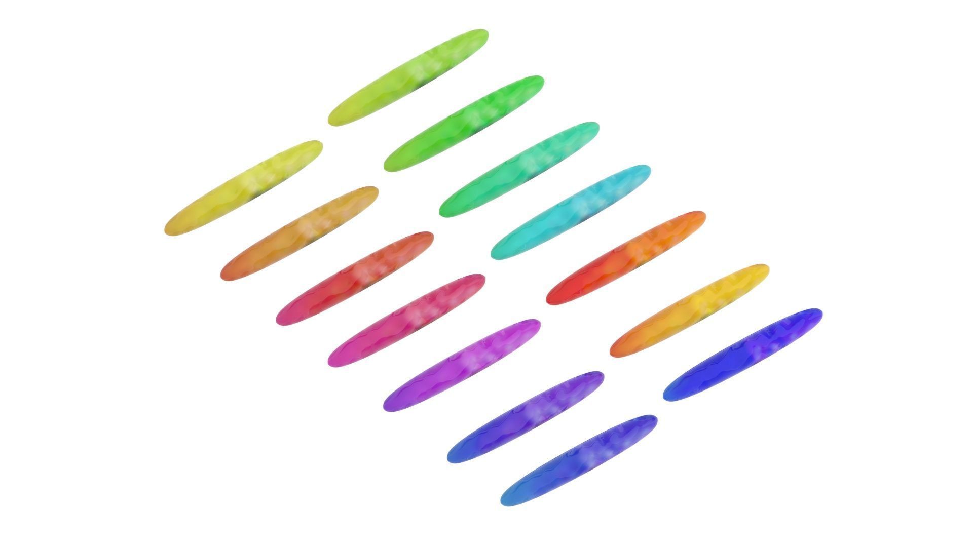 Colored Rices Set 3D model_11