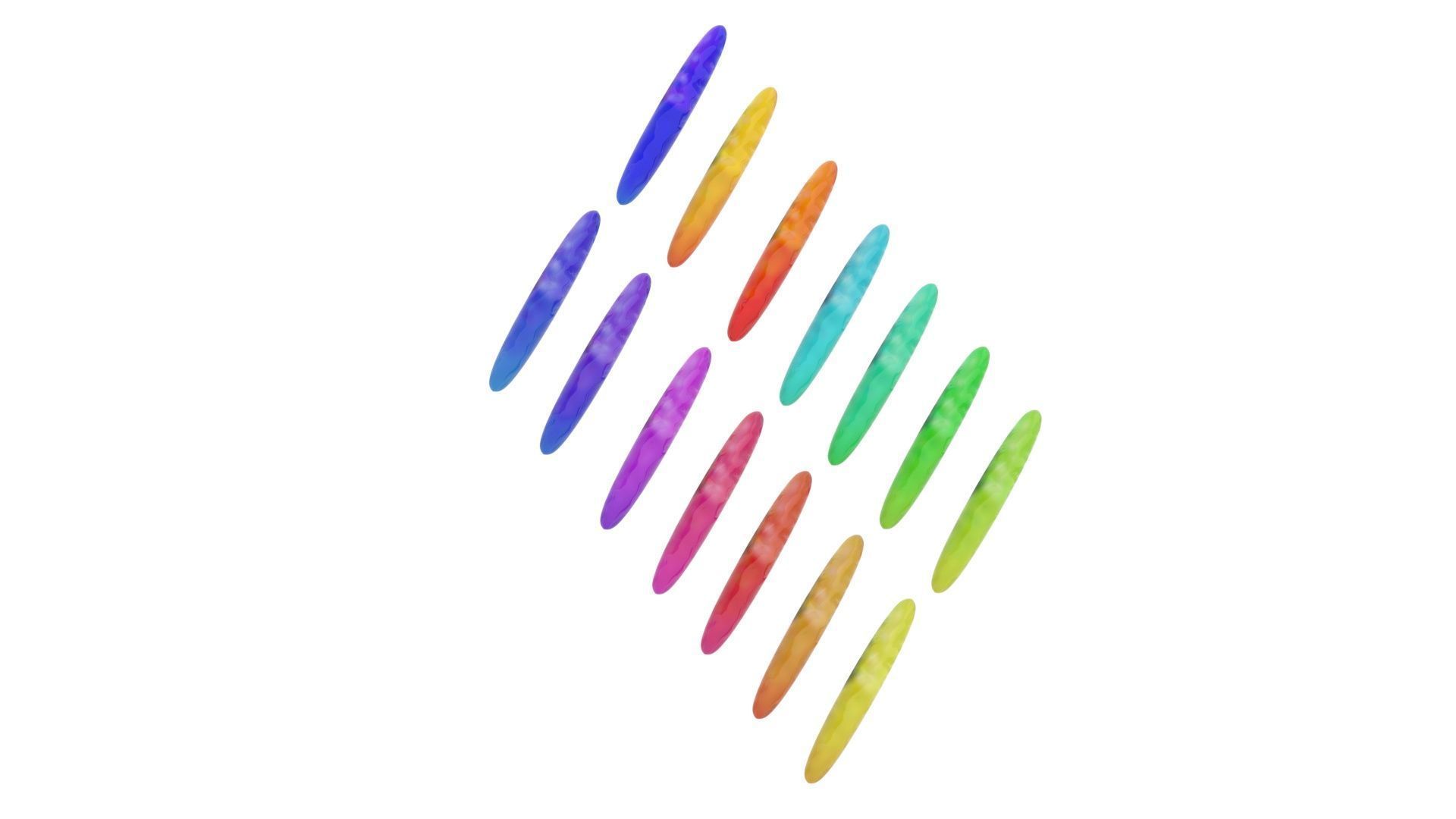 Colored Rices Set 3D model_10