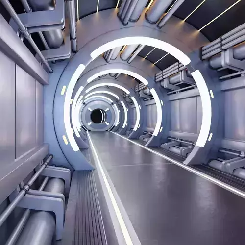 SCI FI CORRIDOR R1 3D model