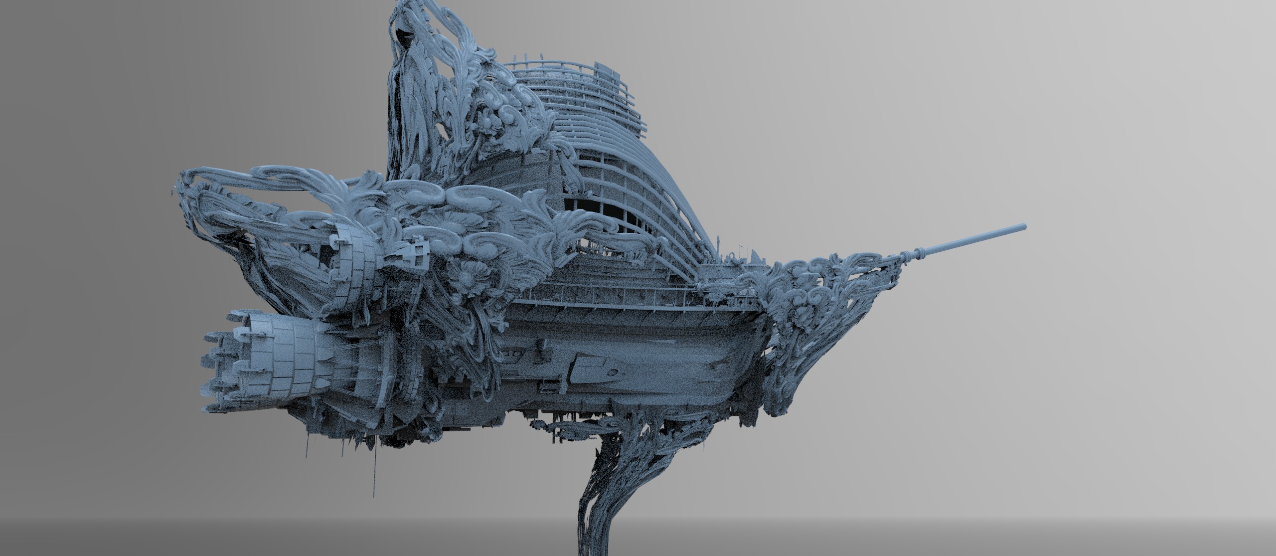 Sword Ocean Grand Ship city collection 2 3D model_2