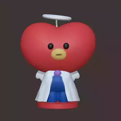BT21 Minini Halloween Edition - Angel Tata Mini Figurine