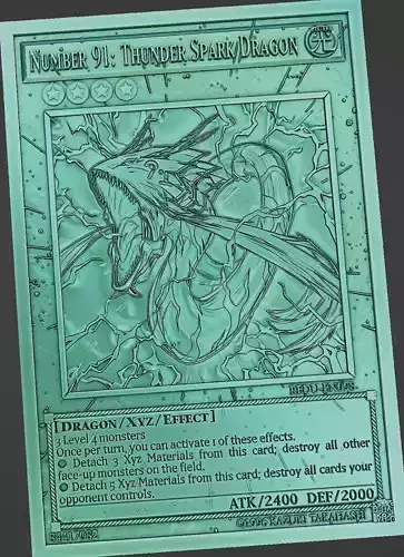 Number 91 Thunder Spark Dragon - yu-gi-oh