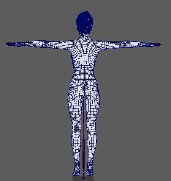 Amy Adams Character Low-poly 3D model_22