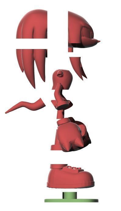 Knuckles - 35cm 3D print model_6