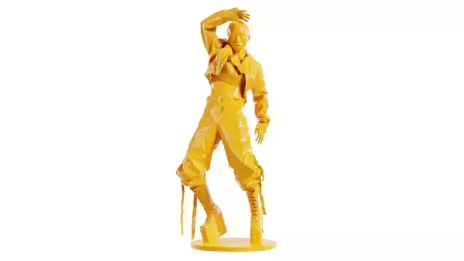 Woman Wearing Motorbike Outfit 16