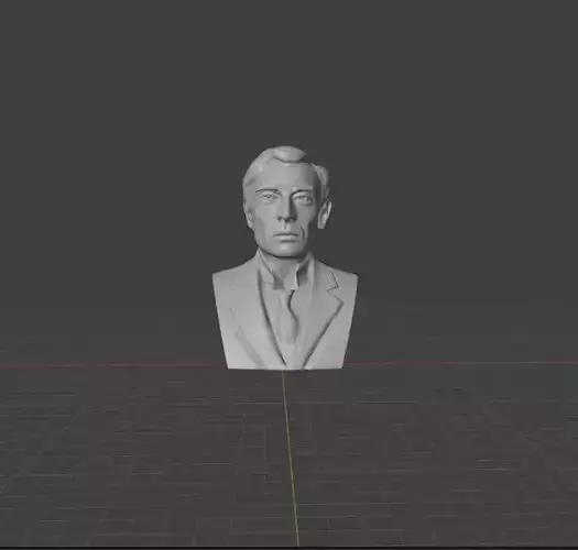 Buster Keaton 3D print model