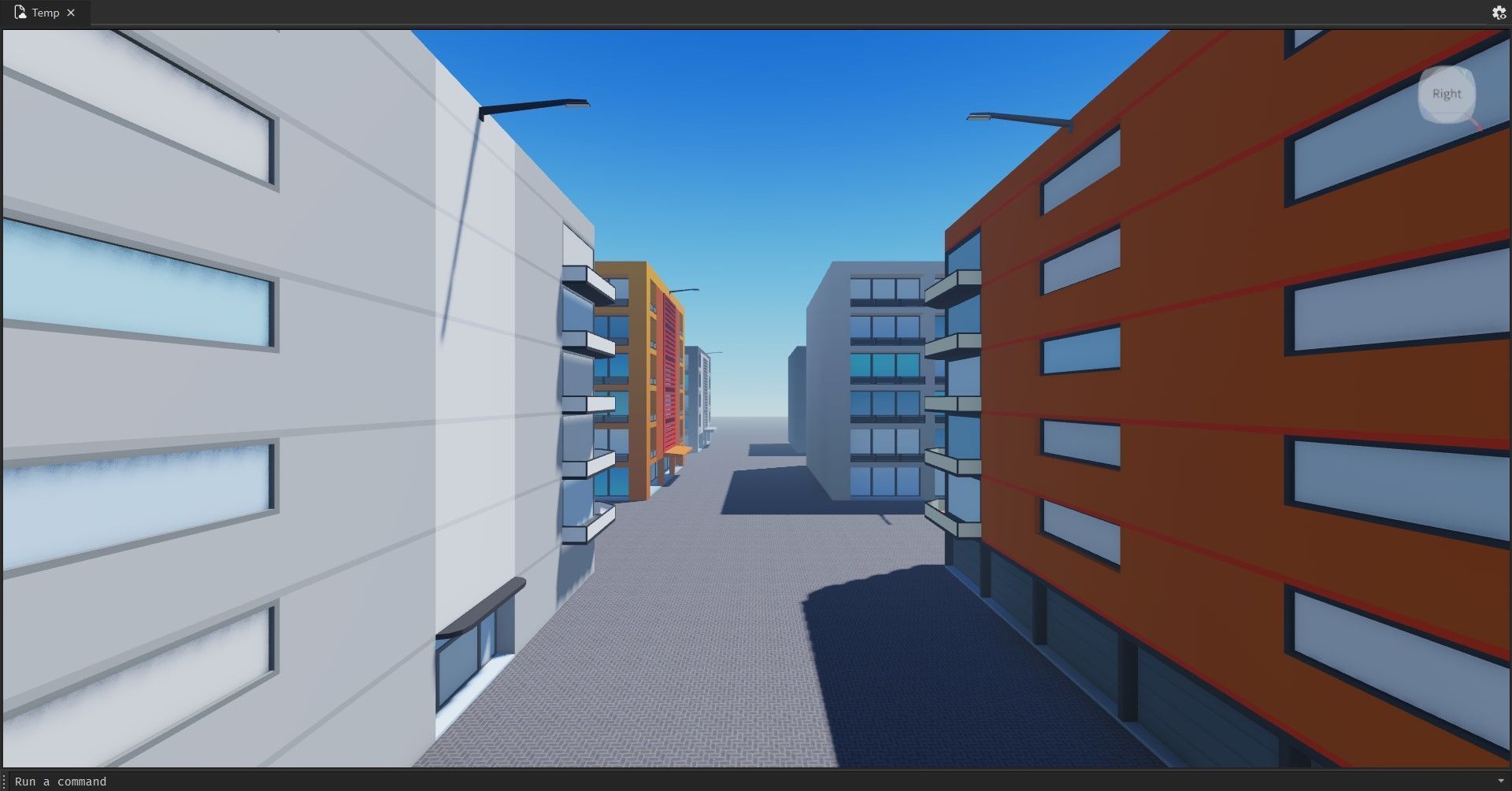 Low Poly Apartment Buildings Pack 2 Low-poly 3D model_4