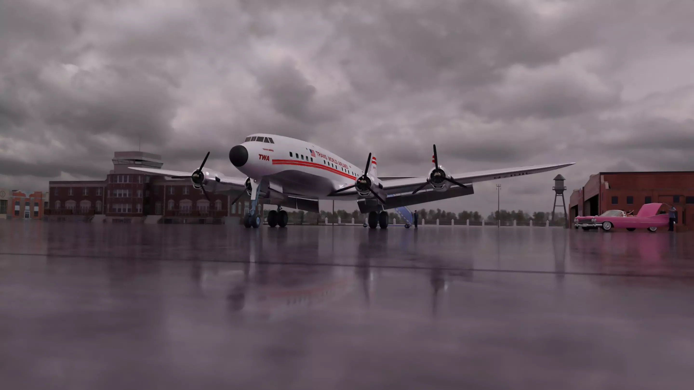 Lockheed Constellation Free 3D model_0