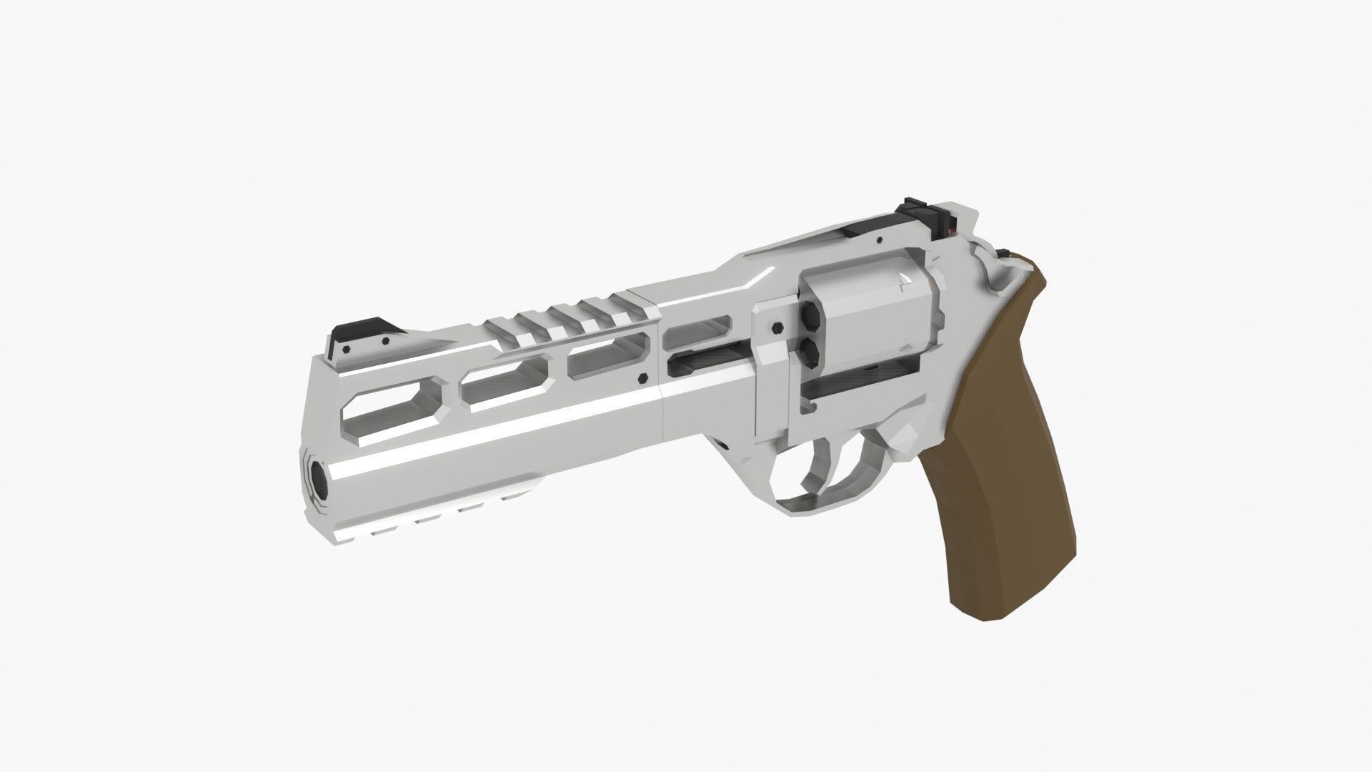 Low-Poly Weapons Pack Low-poly 3D model_23