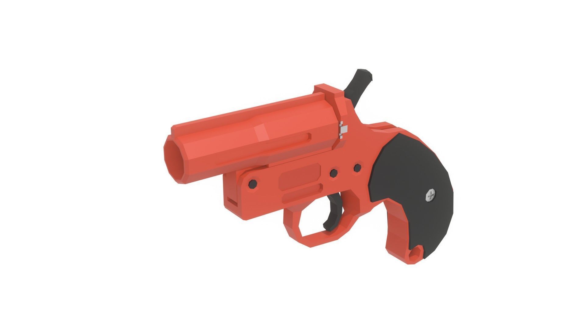 Low-Poly Weapons Pack Low-poly 3D model_21