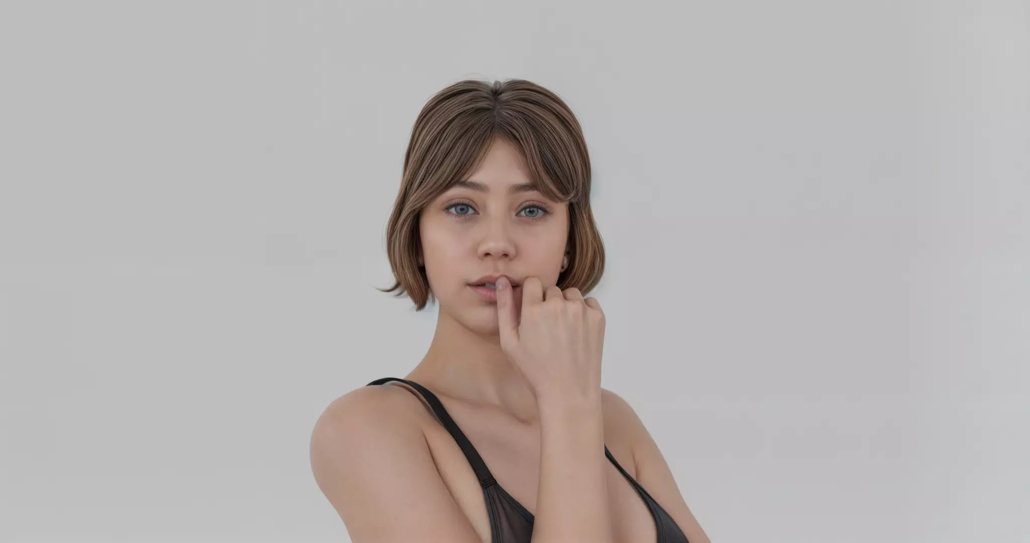 Seraphine Female Base Low-poly 3D model_0