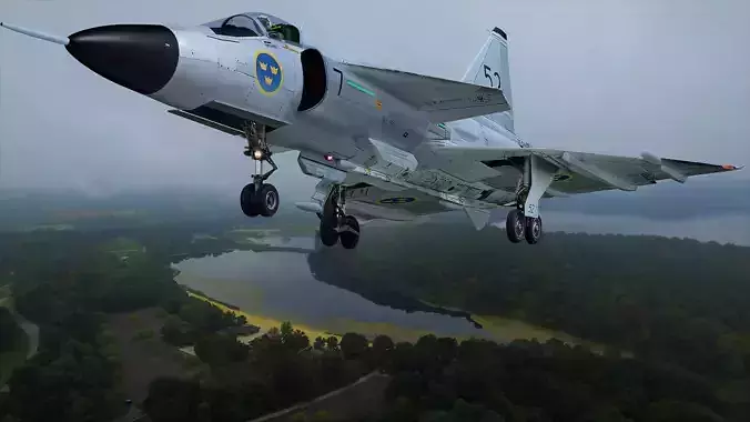 SAAB VIGGEN aircraft