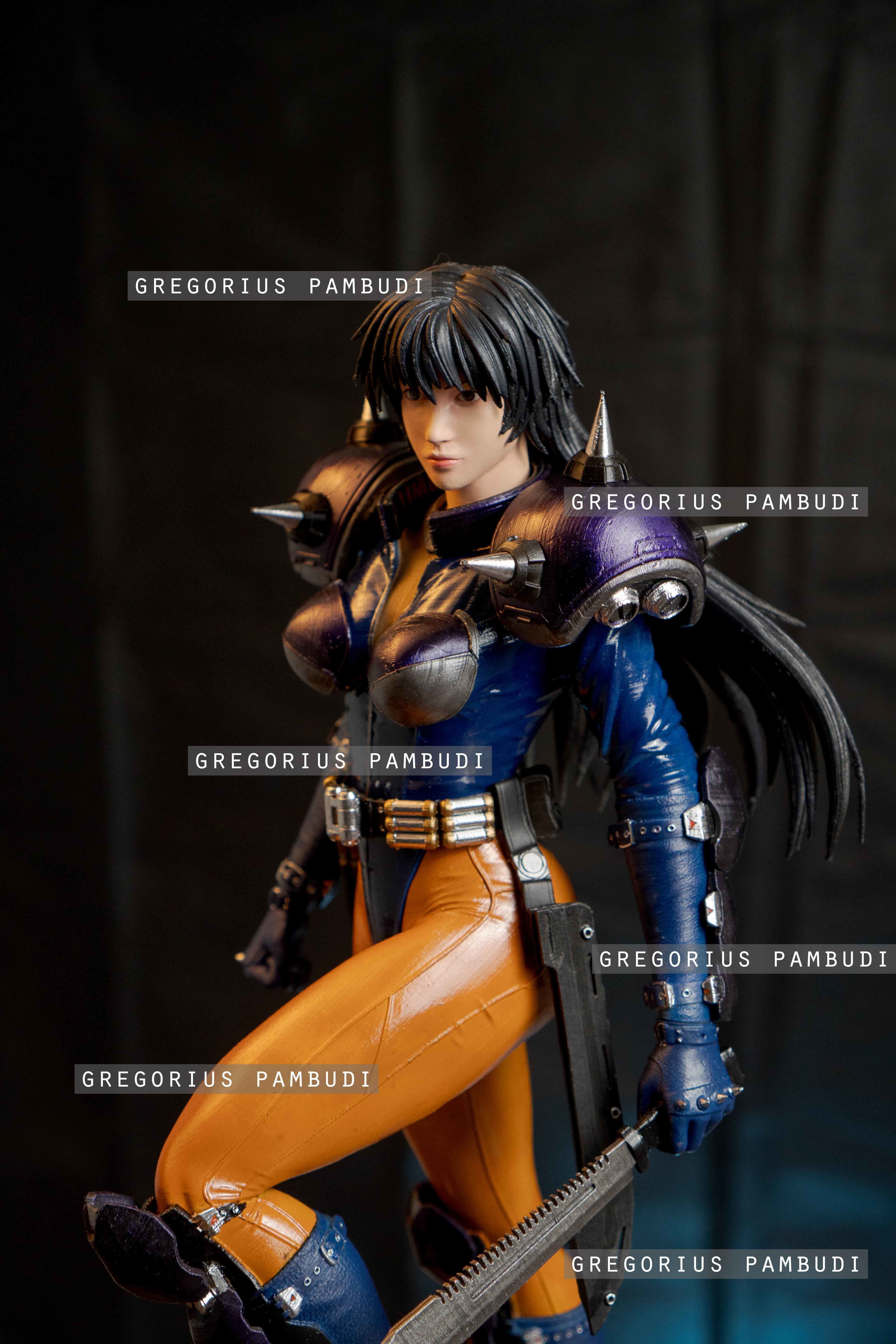 Angel Cop Fan Art Statue 3d Printable 3D print model_14