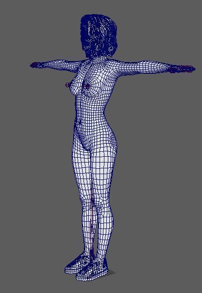 Zendaya Character Low-poly 3D model_20